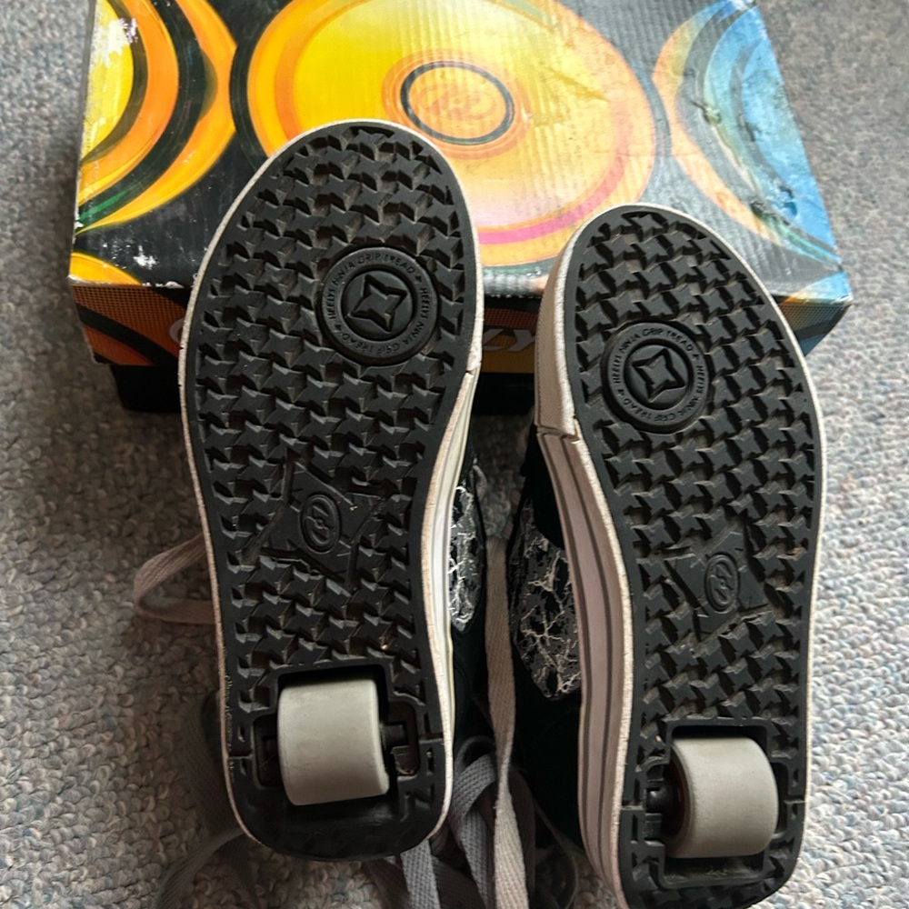 Heelys Black and White Motion Plus Shoes